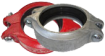 Flexible Nut Kupplung Nr. 01N (rot lackiert)