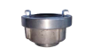 Druckkupplung mit kurzer Schlauchtülle (Edelstahl mit Dichtung Viton)